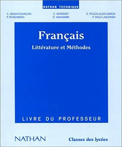 Rosenberg Francais 2eme 1ere Stt Professeur