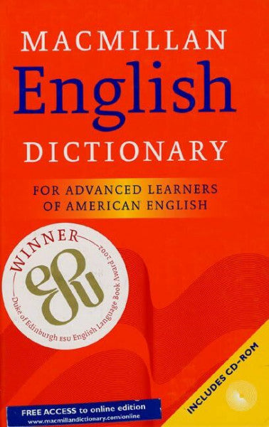 NA, NA Macmillan English Dictionary: For Advanced Learners of American English; includes CD-ROM