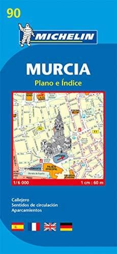 Murcia City Plan: Plano e Indice. Callejero, Sentidos de circulation, Aparcamientos (Planos Michelin, Band 87)