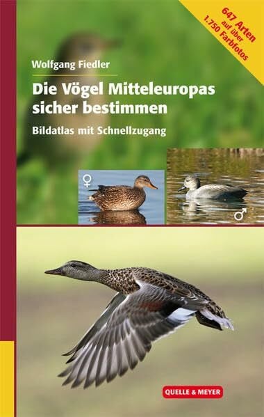 Fiedler, Wolfgang Die Vögel Mitteleuropas sicher bestimmen: Bildatlas mit Schnellzugang