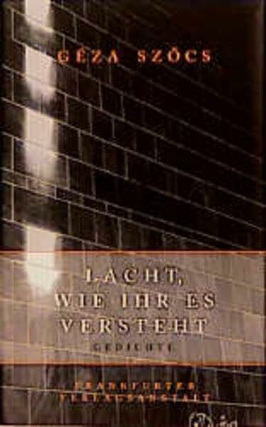Paetzke, Hans H Lacht, wie ihr es versteht: Gedichte