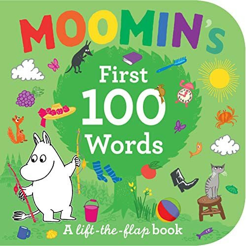 Jansson, Tove Moomin's First 100 Words: An early-learning lift-the-flap board book for toddlers