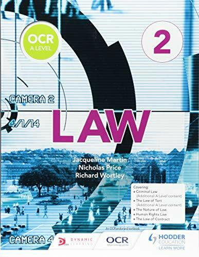 Price, Nicholas OCR A Level Law Book 2