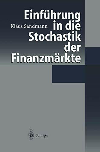 Klaus EinfÃ¼hrung in die Stochastik der FinanzmÃ¤rkte