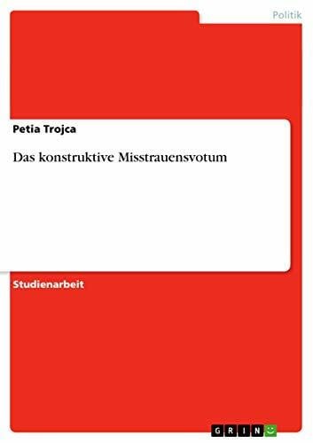 Trojca, Petia Das konstruktive Misstrauensvotum