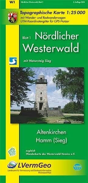 Landesamt für Vermessung und Geobasisinformation Rheinland-Pfalz Topographische Karten Rheinland-Pfalz, Wandern im nördlichen Westerwald: Topographische Karte 1:25000 mit Wander- und Radwanderwegen und dem ... Rheinland-Pfalz 1:15000 /1:25000)