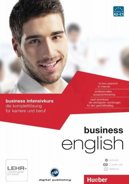 Hueber Verlag GmbH & Co. KG business intensivkurs english: die komplettlösung für karriere und beruf / Paket: 1 DVD-ROM + 2 Audio-CDs + 1 Textbuch (Businesskurse - digital publishing)