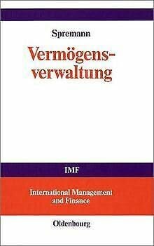 Spremann, Klaus Vermögensverwaltung