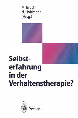 Bruch, Michael Selbsterfahrung in der Verhaltenstherapie?