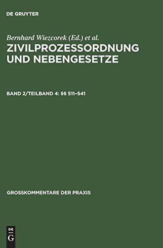 Gerken, Uwe §§ 511–541 (Großkommentare der Praxis)