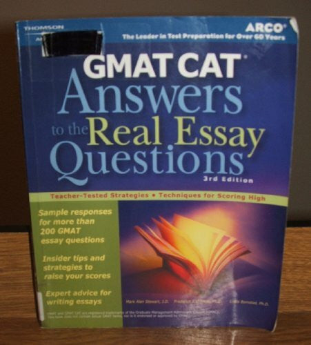 Stewart, Mark A. GMAT CAT: Answers to the Real Essay Questions 3E