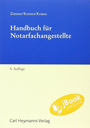 Krause, Thomas Handbuch für Notarfachangestellte