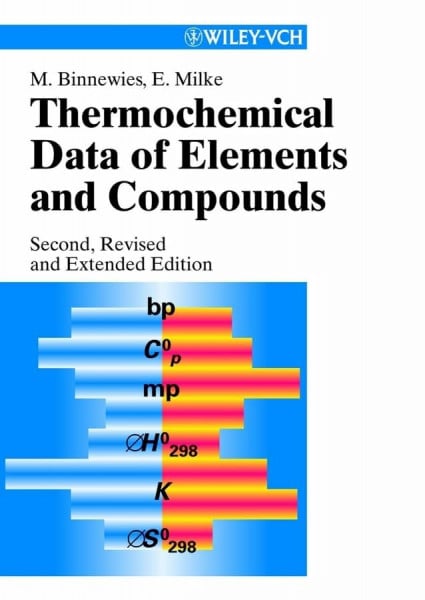 Milke, E Thermochemical Data of Elements and Compounds