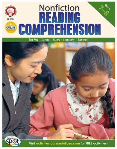 Myers, Suzanne Nonfiction Reading Comprehension, Grades 7 - 8