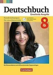 Hrsg Andrea Wagener DeutschBook 8 Erweiterte Ausgabe Handreichungen für... Book