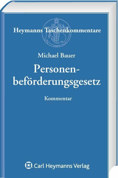 Bauer, Michael PersonenbefÃ¶rderungsgesetz
