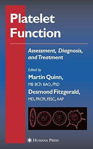 Cox, Dermott Platelet Function: Assessment, Diagnosis, and Treatment (Contemporary Cardiology)