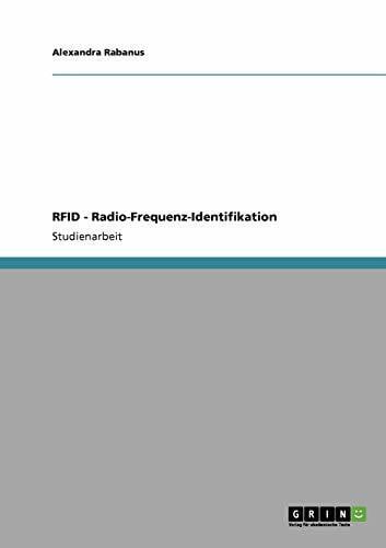 Rabanus, Alexandra RFID - Radio-Frequenz-Identifikation