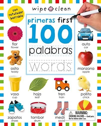 Priddy, Roger Wipe Clean: First 100 Words Bilingual