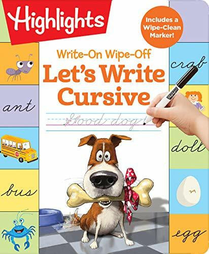 Highlights Learning Write-On Wipe-Off Let's Write Cursive (Highlights Write-On Wipe-Off Fun to Learn Activity Books)
