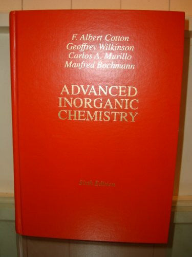 Bochmann, Manfred Advanced Inorganic Chemistry