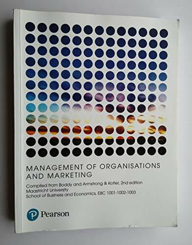 Boddy and Armstrong & Kotler Management of organisations and marketing