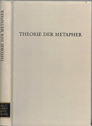 Anselm Haverkamp Theorie der Metapher (Wege der Forschung)