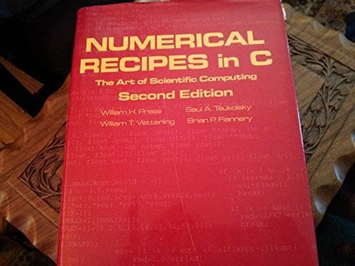 Vetterling, William T. Numerical recipes in C. The art of scientific computing