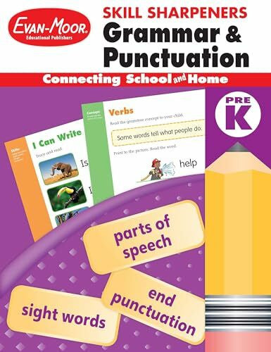Evan-Moor Corporation Skill Sharpeners Grammar and Punctuation, Grade Prek