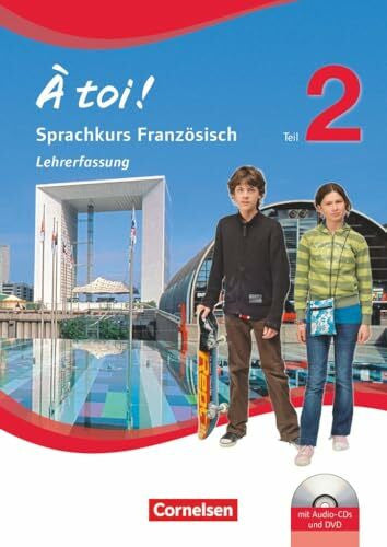 Mertens, Jens-Uwe À toi !|NULL|Sprachkurs Französisch|Teil 2|NULL|NULL|Arbeitsheft - Lehrkräftefassung mit Audio-CDs und Video-DVD|NULL