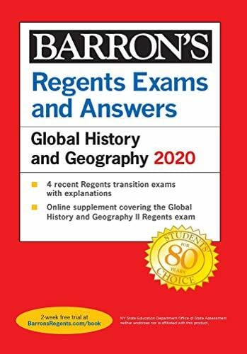 Martin, Mary Regents Exams and Answers: Global History and Geography 2020 (Barron's Regents NY)