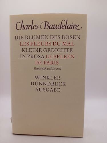 Fischer, Carl Die Blumen des BÃ¶sen /Kleine Gedichte in Prosa: Zweisprachige Ausgabe