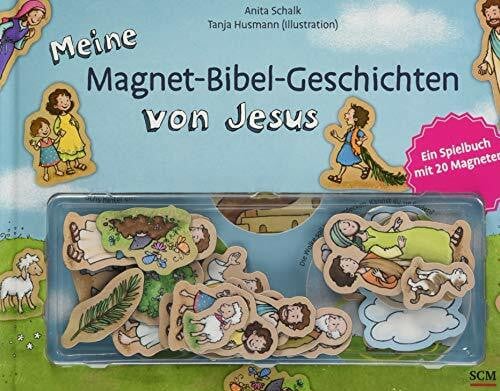 Schalk, Anita Meine Magnet-Bibel-Geschichten von Jesus: Ein Spielbuch mit 20 Magneten