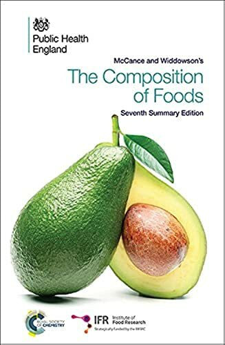 Institute of Food Research and Public Health England Mccance and Widdowson's the Composition of Foods: Seventh Summary Edition