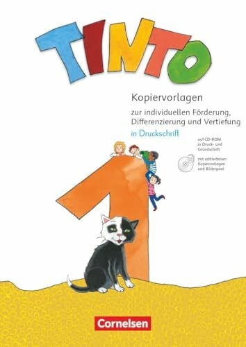Döbel-Gronau, Karen Tinto 1|NULL|Neubearbeitung 2018|1. Schuljahr|NULL|NULL|Kopiervorlagen mit CD-ROM|In Druckschrift (auf beiliegender CD-ROM auch in Grundschrift)