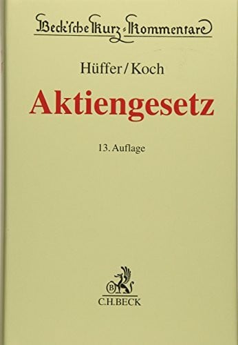 Koch, Jens Aktiengesetz