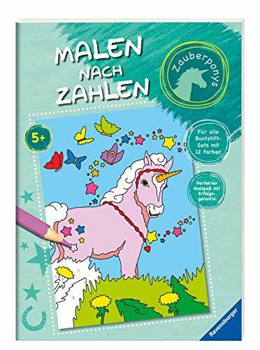 Wagner, Maja Malen nach Zahlen: Zauberponys: Für alle Buntstift-Sets mit 12 Farben. Perfekter Malspaß mit Erfolgsgarantie