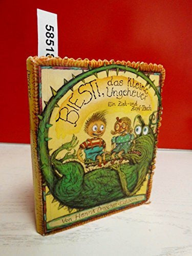 Halbey, Hans A Biesti, das kleine Ungeheuer: Ein Zieh- und Zupfbuch: Ein Zieh-Buch und Zupf-Buch. Pop-up m. Fell, Folie, Spiegel u. Schnupperfeld