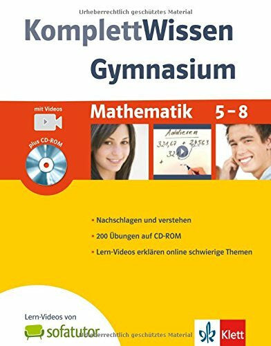 Reimbold, Tanja KomplettWissen Gymnasium. Mathematik 5.-8. Klasse. Mit CD-ROM