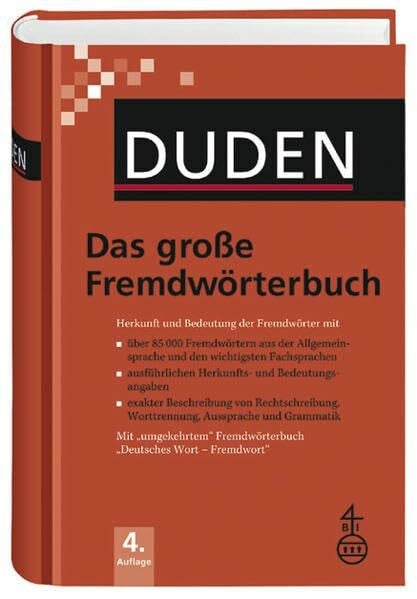 Dudenredaktion Duden - Das große Fremdwörterbuch - Buch plus CD: Herkunft und Bedeutung der Fremdwörter
