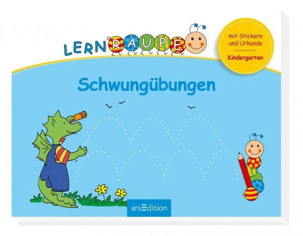 Beurenmeister, Corina Lernraupe - Schwungübungen: Mit Stickern und Urkunde (Kindergarten-Lernraupe)