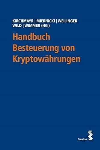 Wimmer, Alexander Handbuch Besteuerung von KryptowÃ¤hrungen