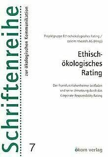 Ethisch-ökologisches Rating
