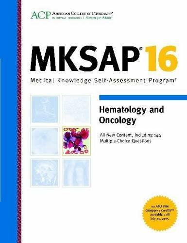 AAP - American Academy of Pediatrics MKSAP 16 Hematology and Oncology