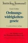 Buddendiek, Hans Beck'sche Kurzkommentare, Bd.18, Gesetz Ã¼ber Ordnungswidrigkeiten (OWiG)