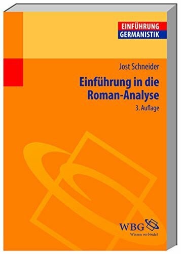 Schneider, Jost Einführung in die Roman-Analyse
