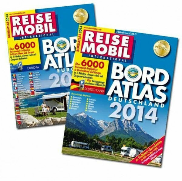 DoldeMedien Verlag GmbH Bordatlas 2014: Über 6.000 Reisemobil-Stellplätze in Deutschland und Europa in 2 Bänden, davon viele mit Gespann-Erlaubnis: Deutschland, Europa. Über ... im Wert von über 1000 Euro