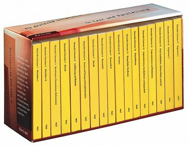 Die deutsche Literatur. Ein Abriss in Text und Darstellung: Die deutsche Literatur in Text und Darstellung, 17 BÃ¤nde
