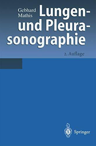Mathis, Gebhard Lungen- und Pleurasonographie