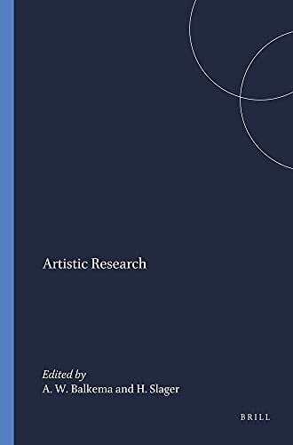 Slager, Henk Artistic Research (Lier & Boog, 18, Band 18)